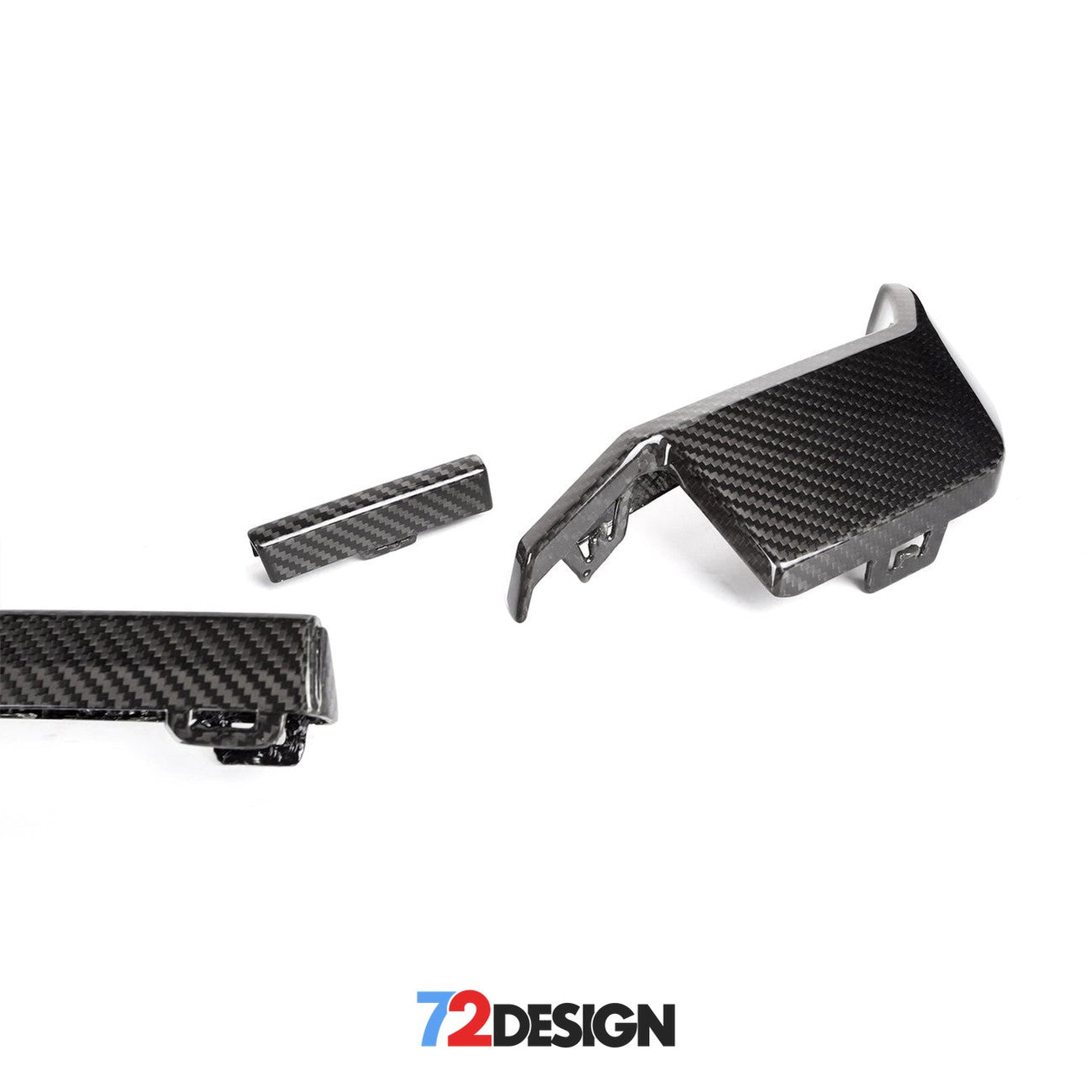 72Design BMW M3/M4 (G80/G82) Gloss Carbon Fibre (Pre-Preg) Rear Bumper Insert - Nineteen72 Performance