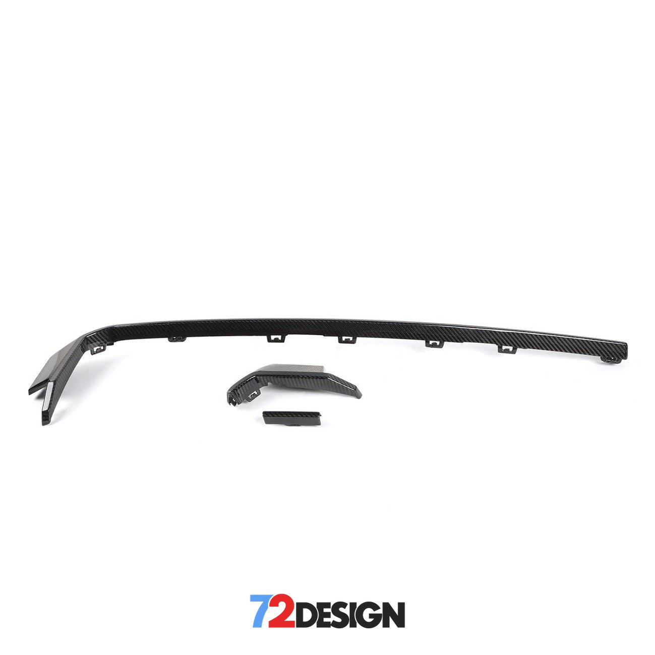 72Design BMW M3/M4 (G80/G82) Gloss Carbon Fibre (Pre-Preg) Rear Bumper Insert - Nineteen72 Performance