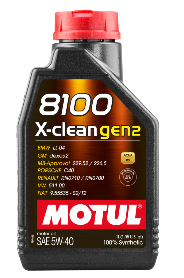 Motul 8100 X-Clean Gen2 5W-40 engine oil for BMW B58TU service kit