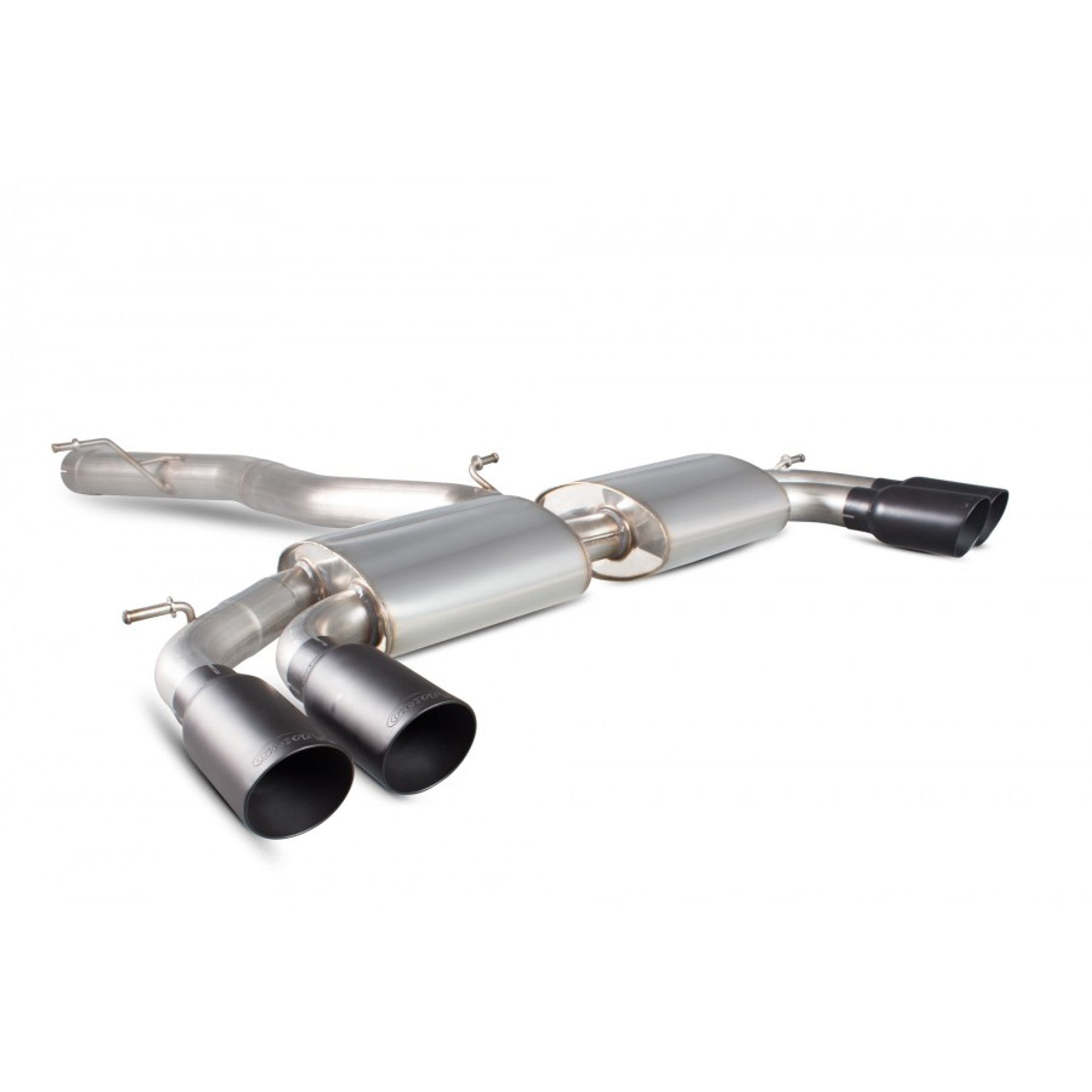 Scorpion Cat Back Exhaust System - Audi S3 (8V) Saloon PFL+FL GPF+NonGPF