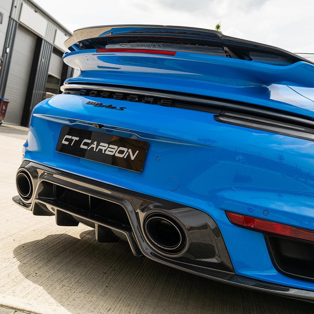 PORSCHE 911 (992) TURBO S CARBON FIBRE SPOILER - CT DESIGN