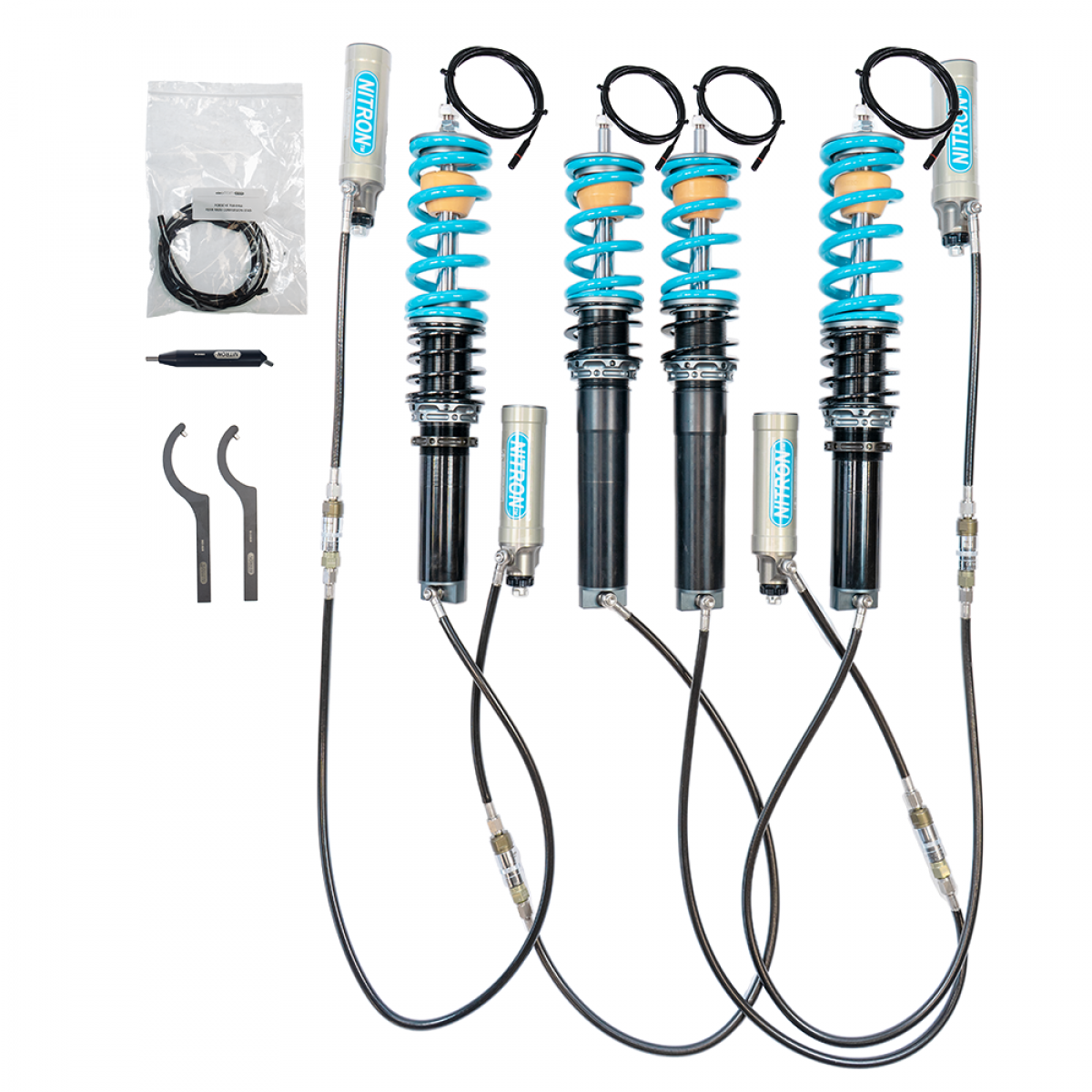 Nitron Racing - Porsche 718 Cayman (16-25) Nitron elec-TRON RoadSport 3-Way Suspension Kit
