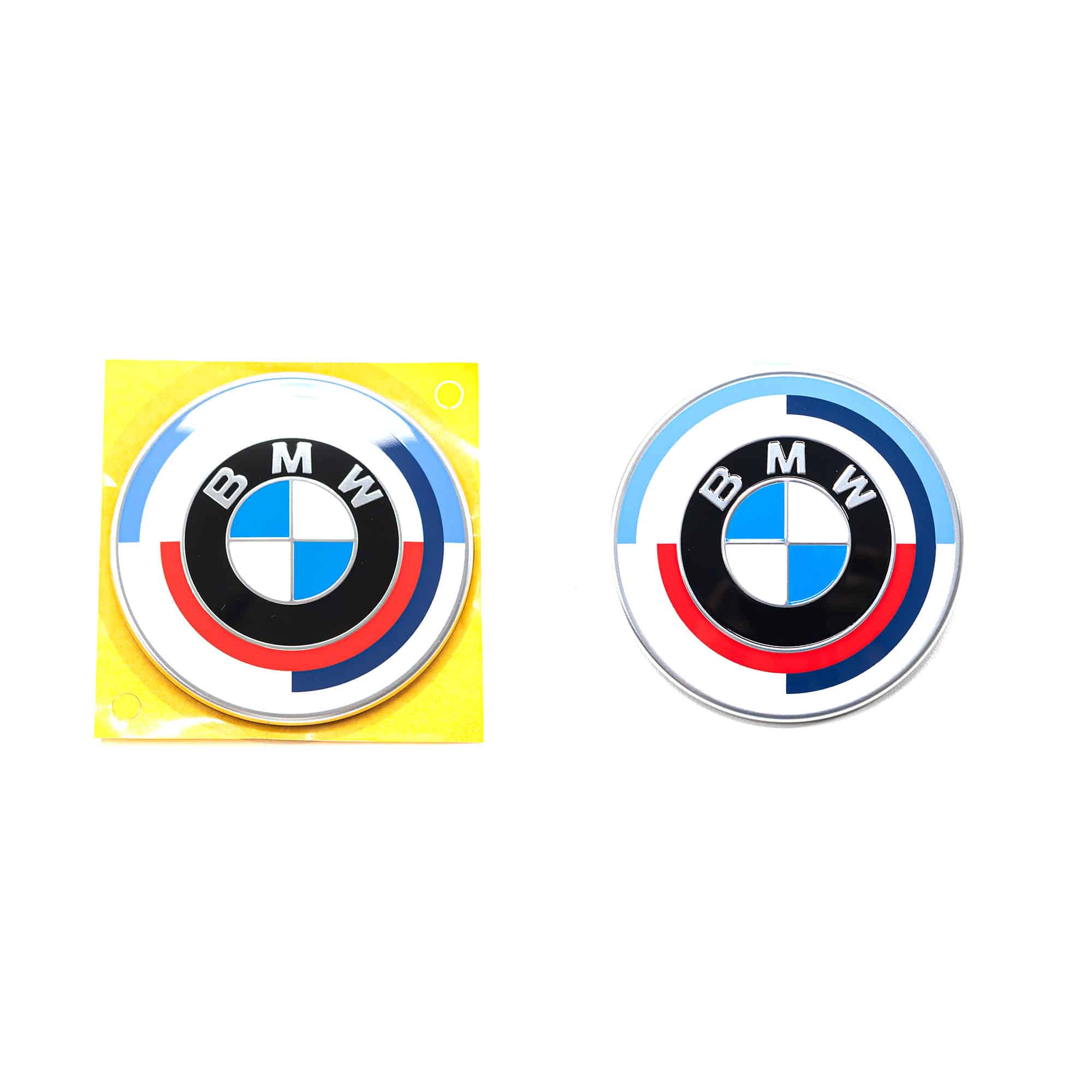 Genuine BMW 50 Years of M Front & Rear Badge Emblem (G81 M3) - Nineteen72 Performance