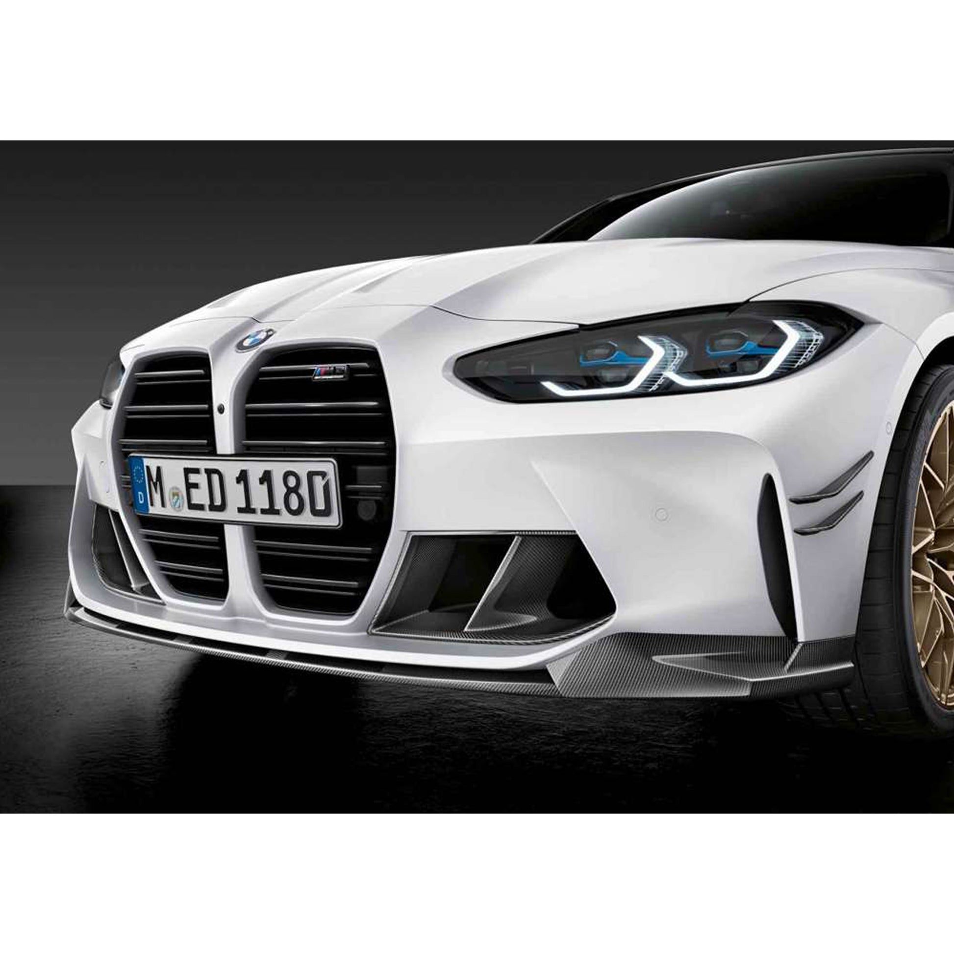 Genuine BMW M Performance Front Splitter G80 G81 G82 - 51192475168 - Nineteen72 Performance