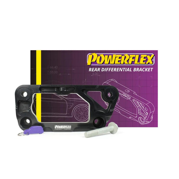 Powerflex - BMW M3/M4 (F80/F82/F83) Dual Mount Rear Differential Bracket - Nineteen72 Performance