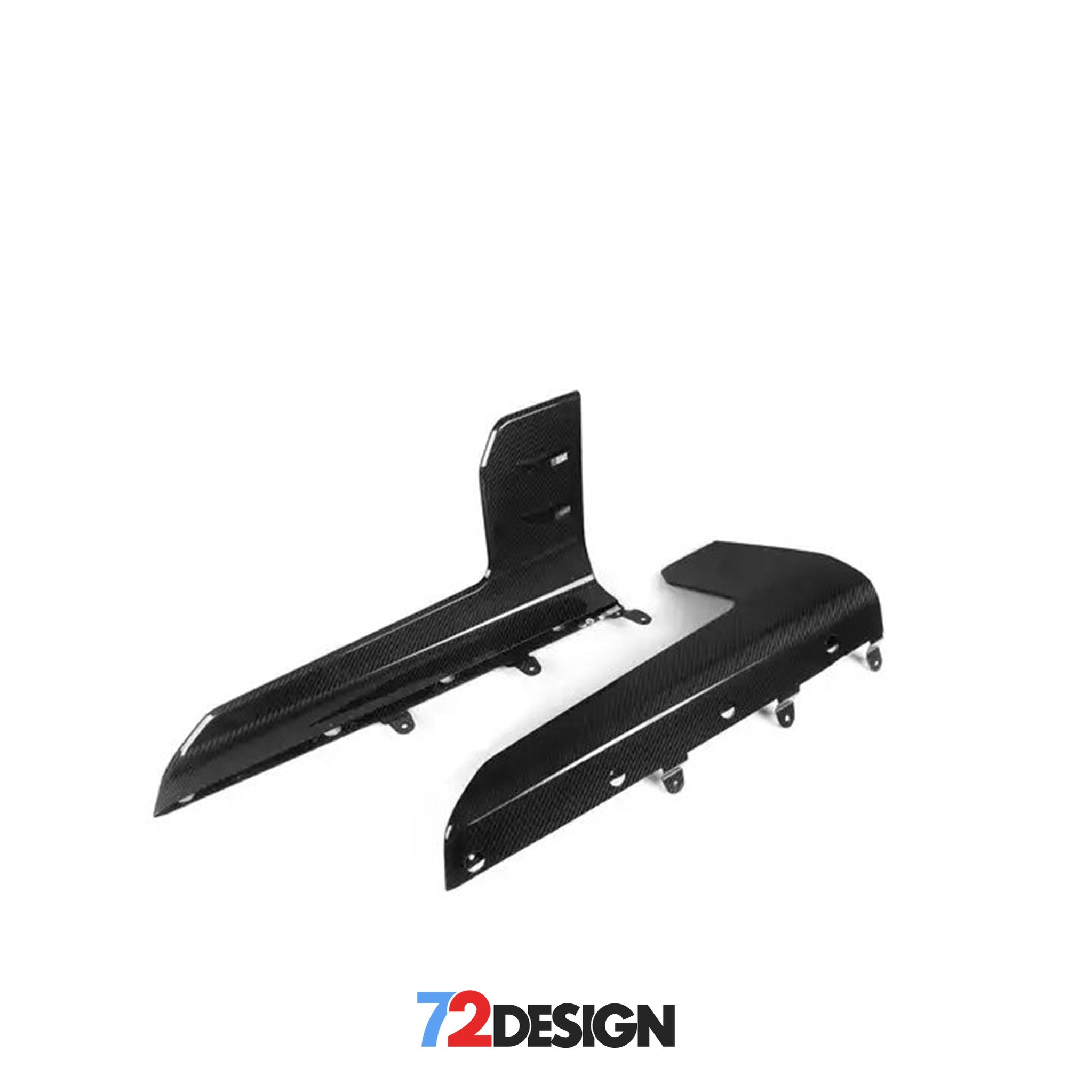 72Design BMW M2 (G87) Gloss Carbon Fibre (Pre-Preg) Performance Style Side Skirt (Short) - Nineteen72 Performance