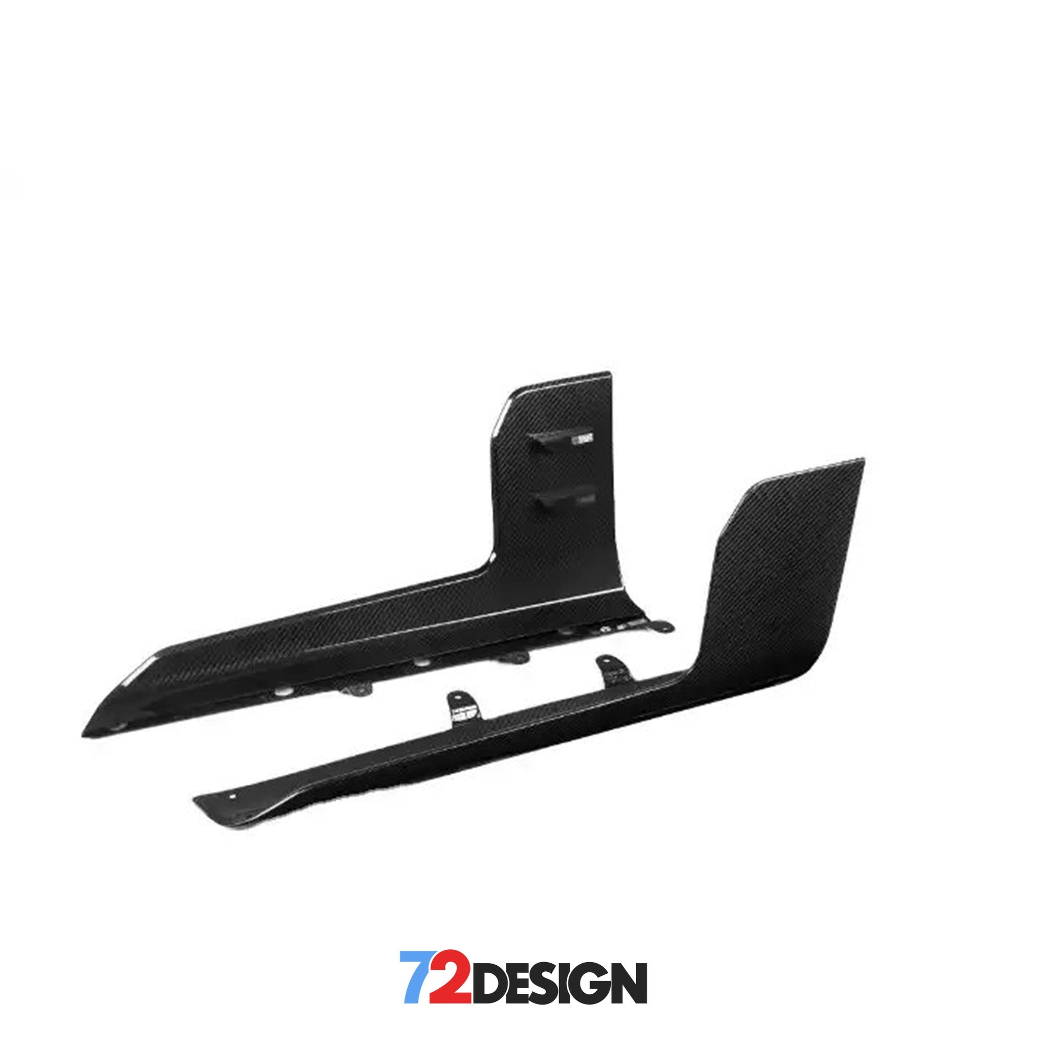 72Design BMW M2 (G87) Gloss Carbon Fibre (Pre-Preg) Performance Style Side Skirt (Short) - Nineteen72 Performance