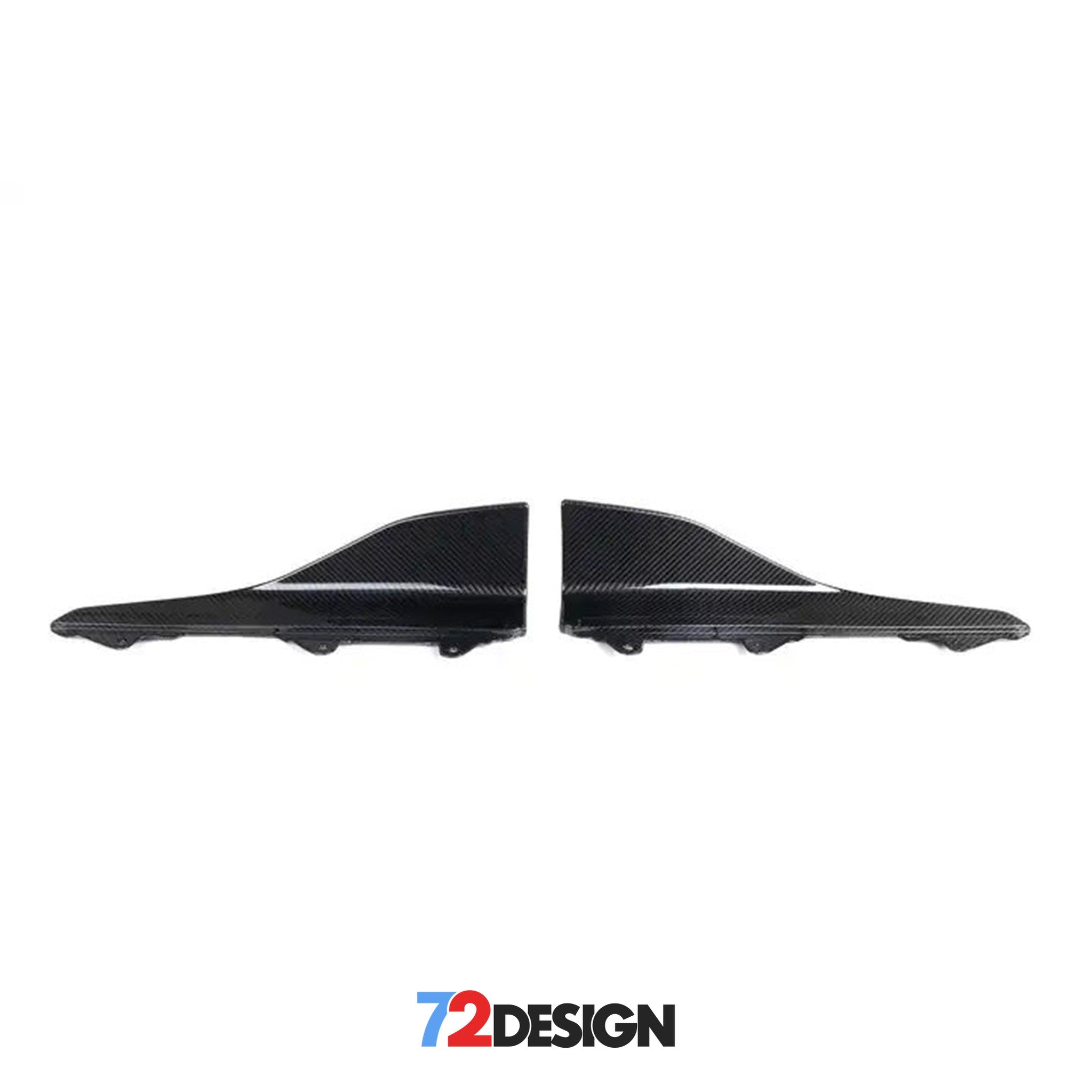 72Design BMW M2/M2C (F87/F87C) Gloss Carbon Fibre (Pre-Preg) Performance Style Side Skirts - Nineteen72 Performance