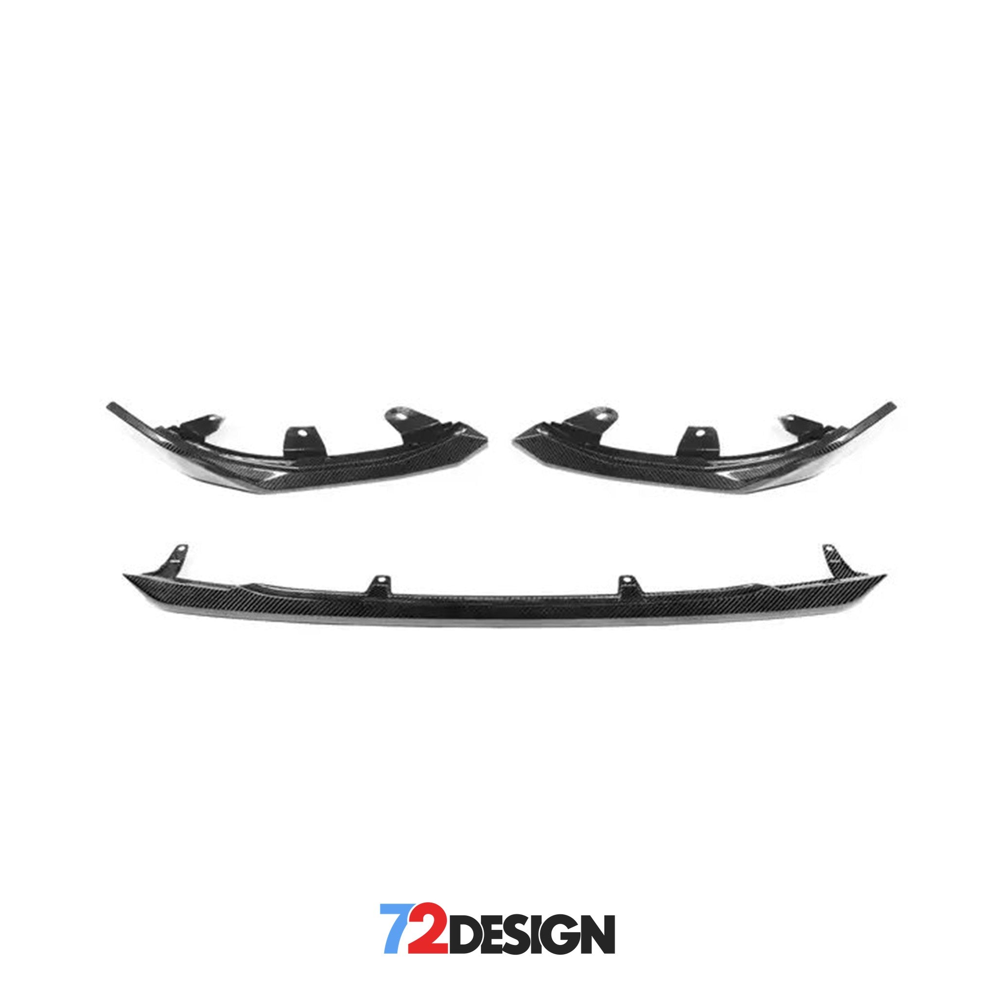 72Design BMW M240i (G42) Gloss Carbon Fibre (Pre-Preg) Front Splitter - Nineteen72 Performance