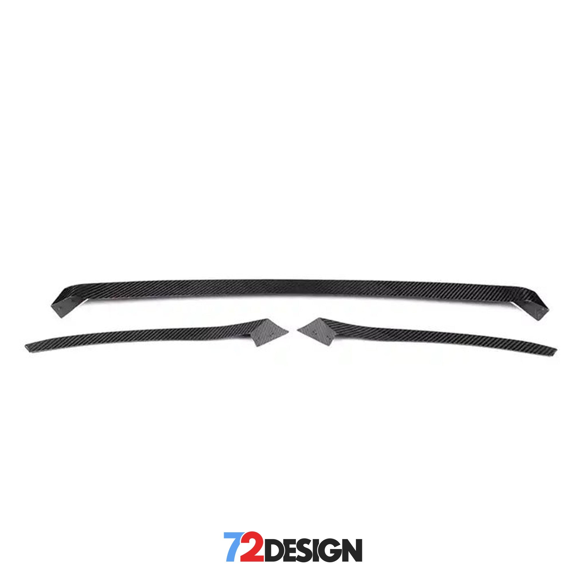 72Design BMW 8 Series (G14) Gloss Carbon Fibre (Pre-Preg) Performance Style Front Splitter - Nineteen72 Performance