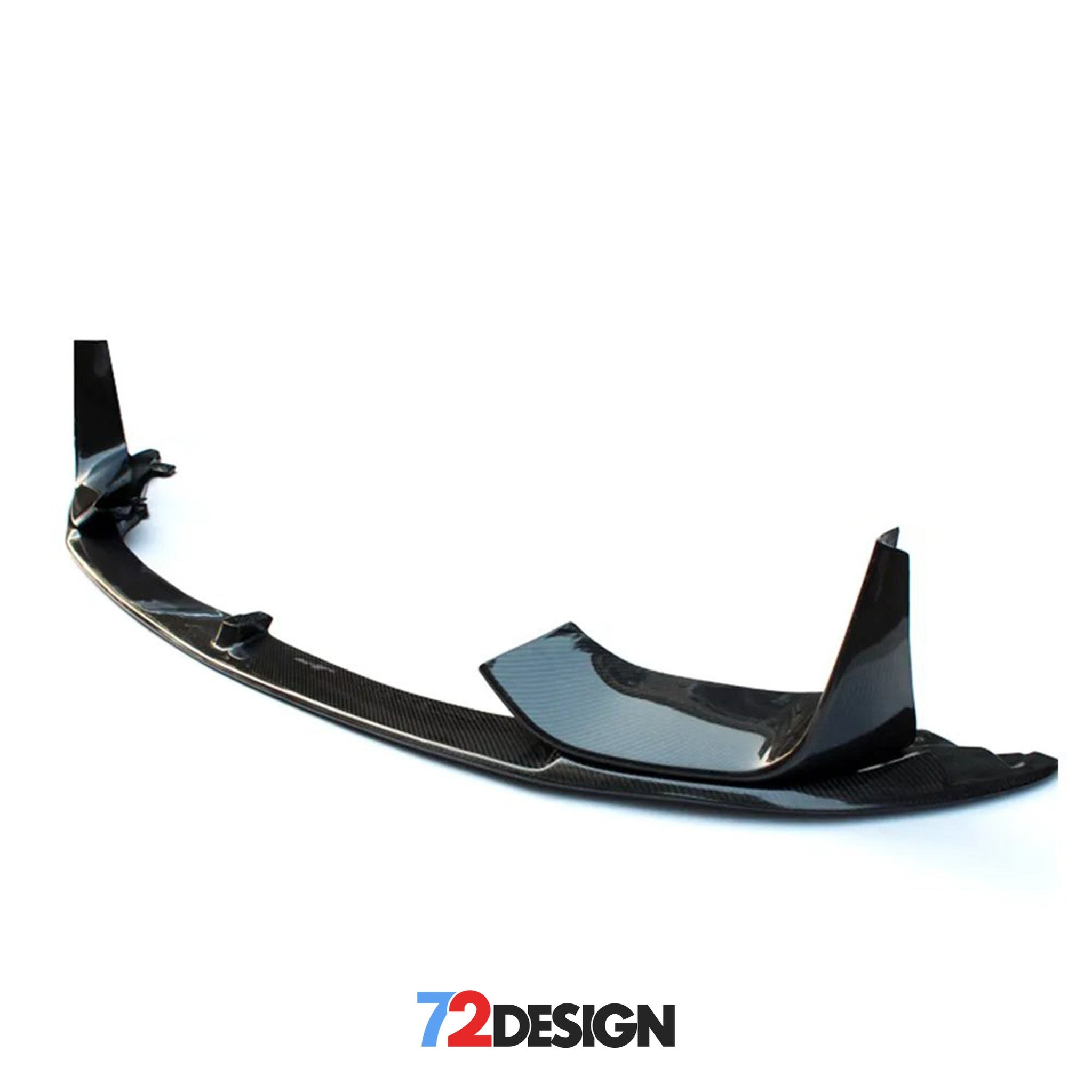 72Design BMW M3/M4 (F80/F82) Gloss Carbon Fibre (Pre-Preg) Performance Style Front Splitter - Nineteen72 Performance