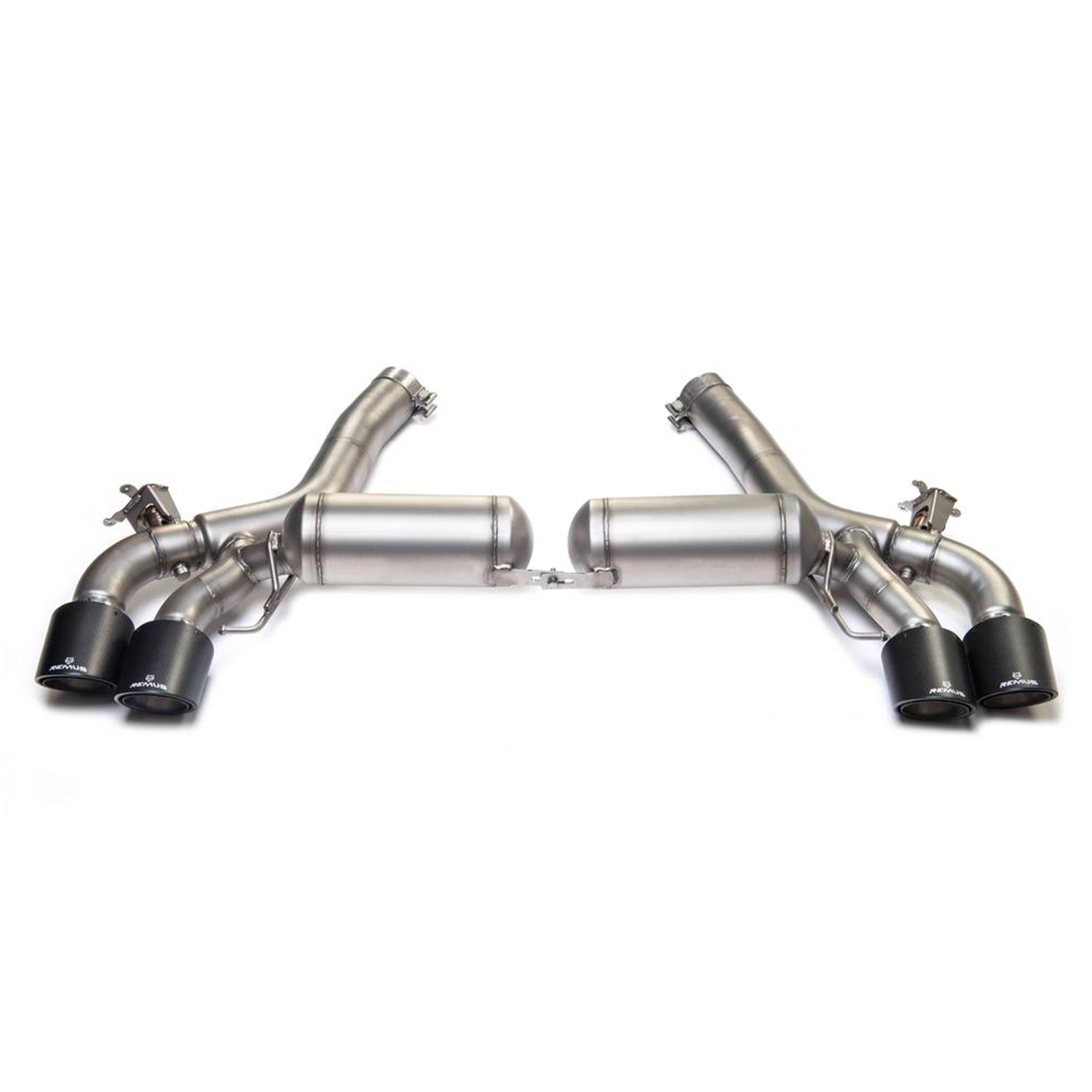 Remus - BMW Racing AXLE-back Rear Silencer for Non-GPF Vehicles M5 (F90) - Nineteen72 Performance