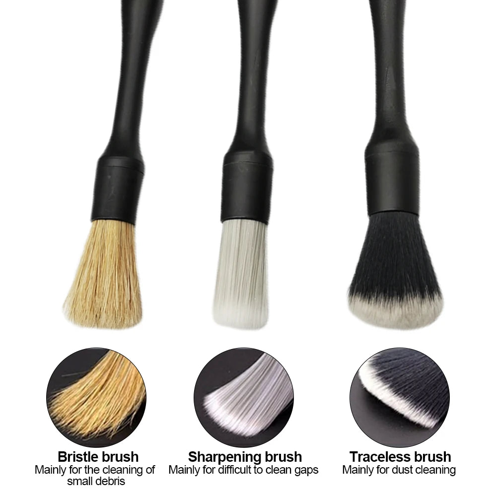 72Detailing - 3Pc Detailing Soft Brush Set - Nineteen72 Performance