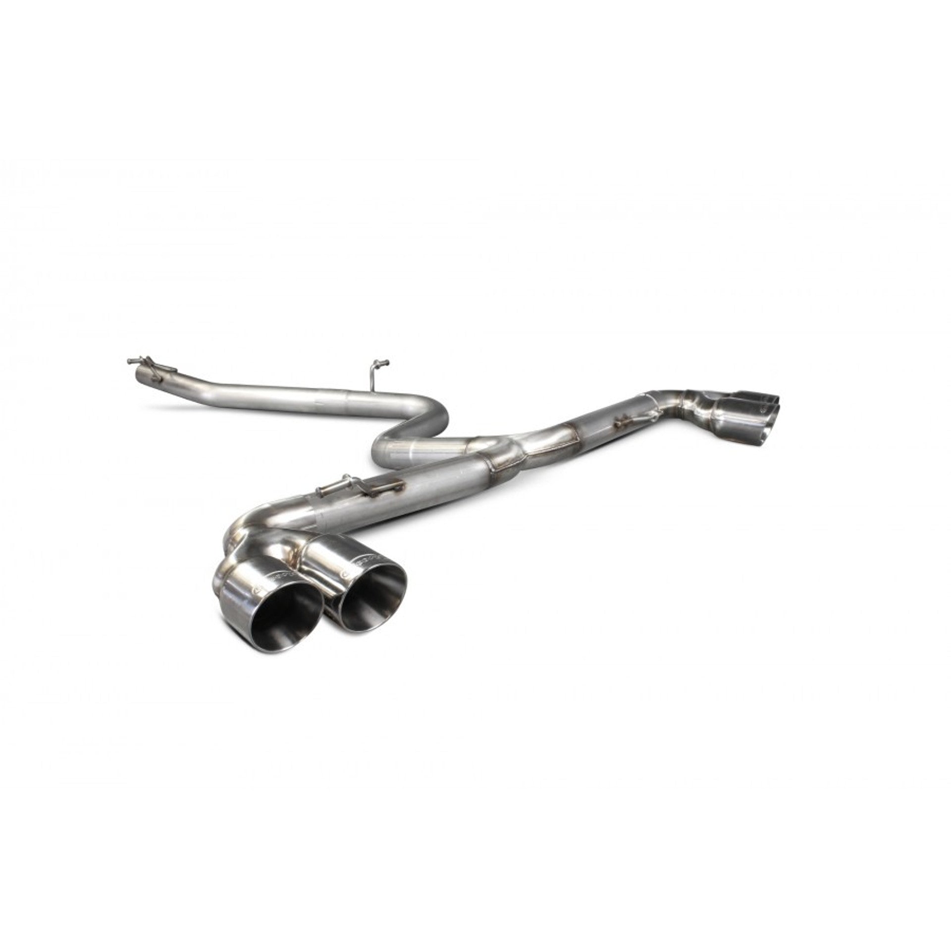 Scorpion Cat Back Exhaust System - Quad Tailpipes - Audi TT 2.0TDI Quattro