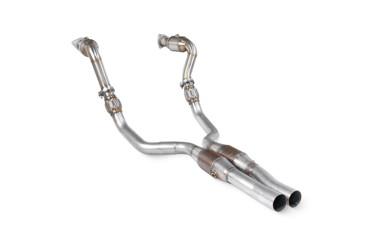 Scorpion Downpipes with Sports Cats in Front Pipes - S4 3.0 TFSI V6 Quattro & Avant B8/B8.5