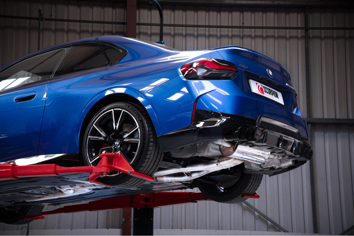 Scorpion GPF-Back system with electronic valve Valved M240i G42 including xDrive 2021 - Nineteen72 Performance