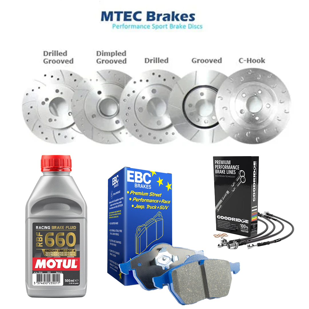 Stage 2 Brake Package Upgrade (Front Kit) - VW Golf MK7 / MK7.5 (Non-Performance Pack) - Nineteen72 Performance