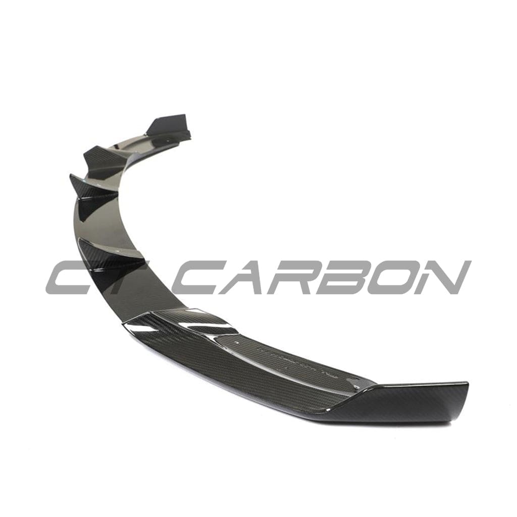 Tesla Model Y MK1 2020-2025 carbon fibre full kit by CT Carbon, showing the sleek, lightweight carbon fibre components.