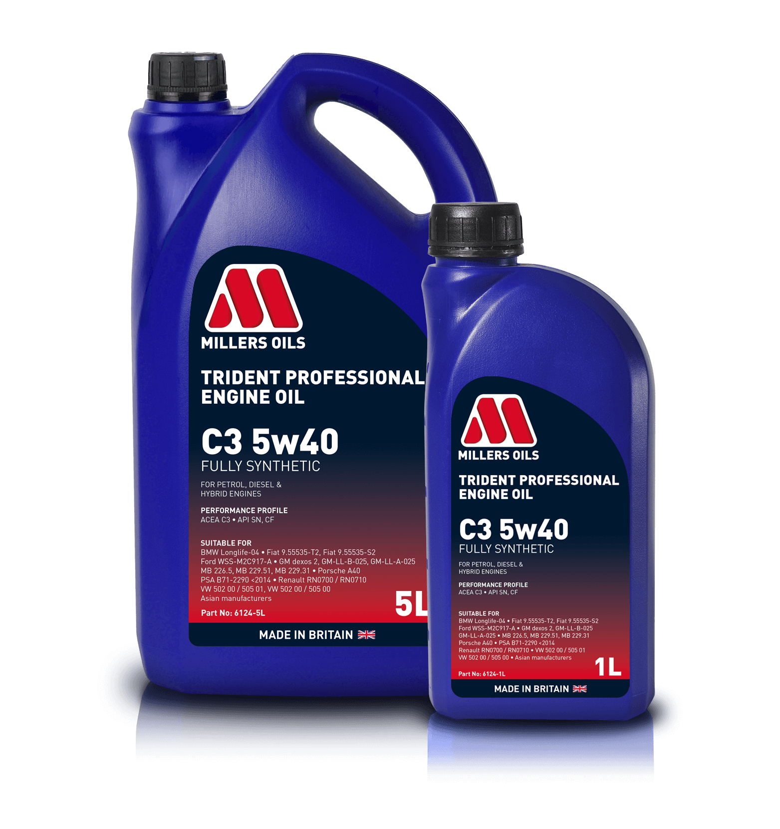 Millers Trident Professional C3 5w40 Engine Oil product image