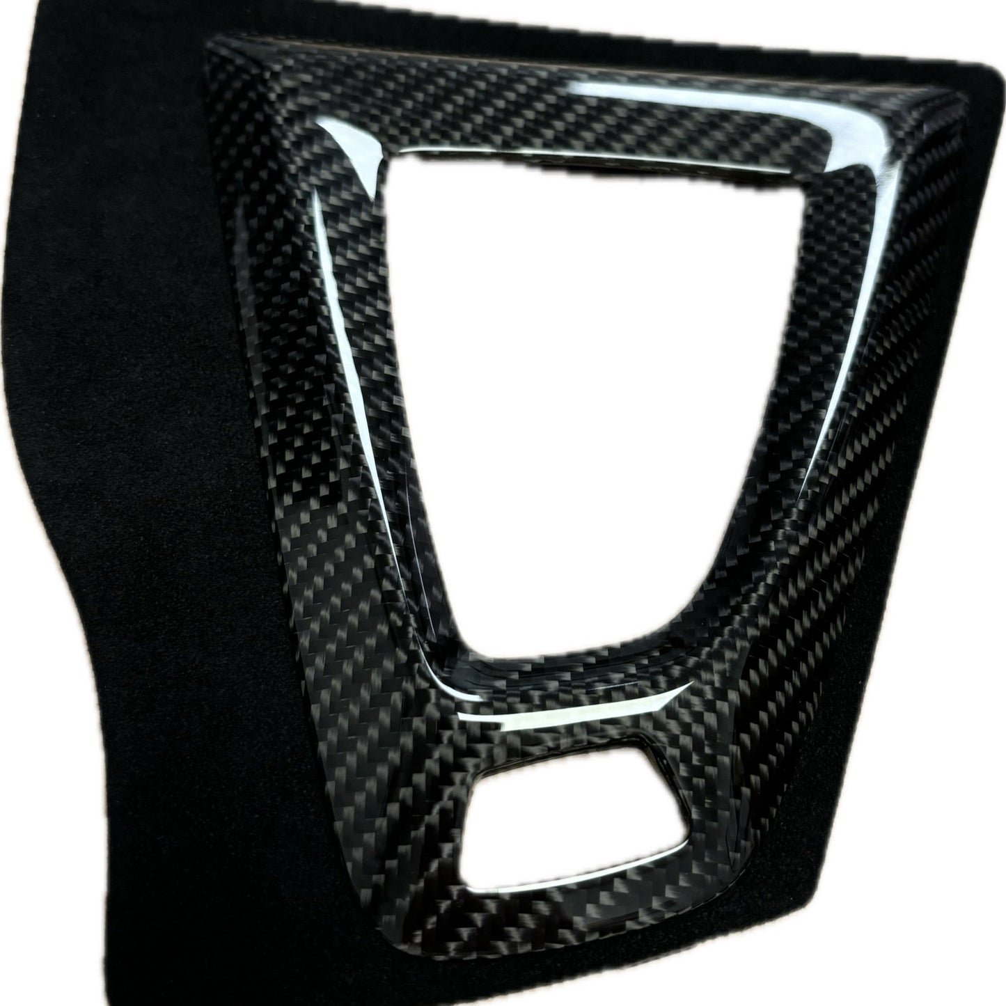 BMW M Performance Carbon Alcantara Gear Selector Surround M3 M4 51162358359 - Nineteen72 Performance