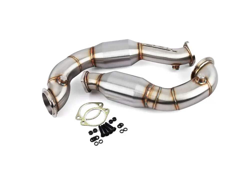 VRSF - 3″ Cast Stainless Steel Downpipe Upgrade N54 V2 07-10 BMW 335i / 2008 – 2012 BMW 135i