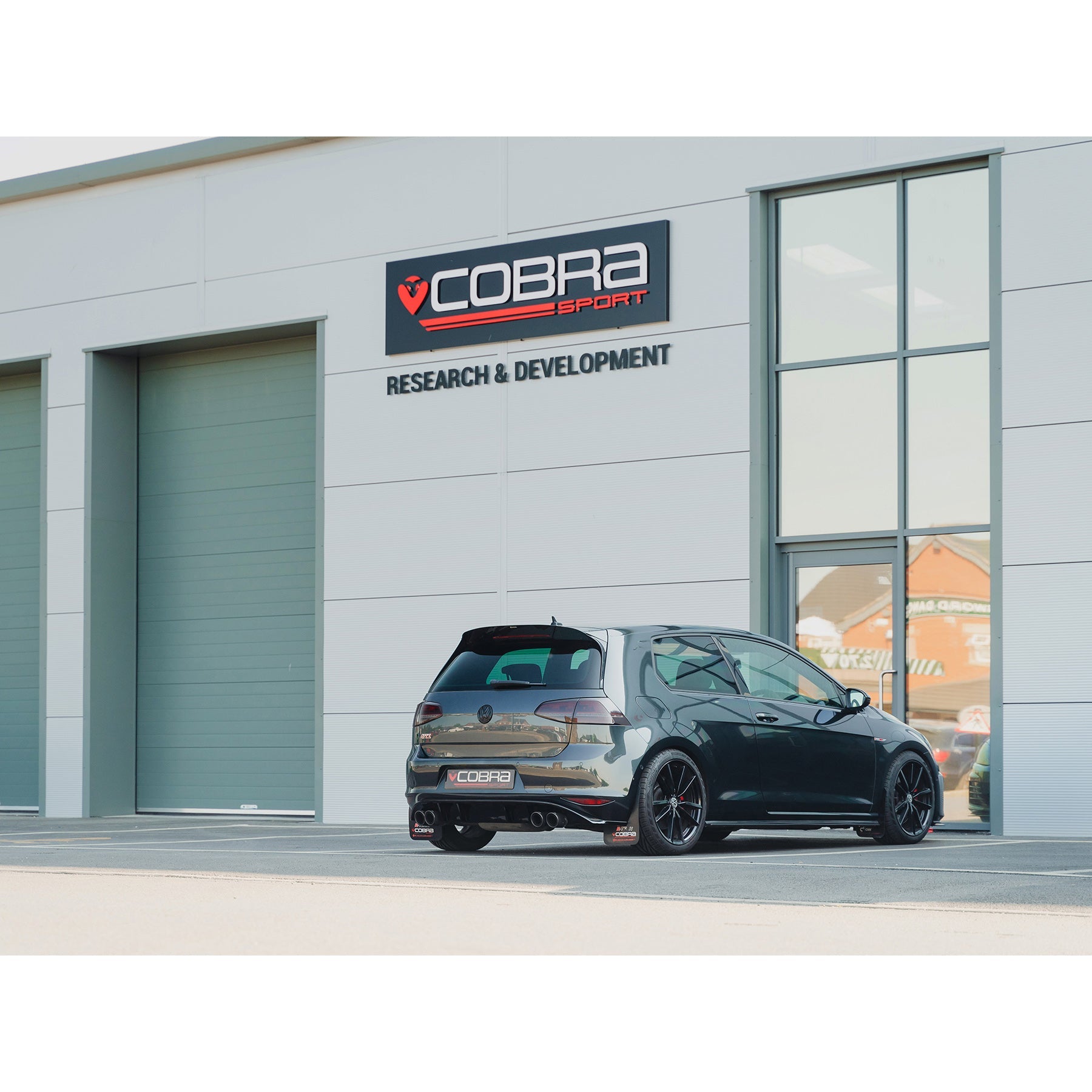 Cobra Sport - VW Golf GTI (Mk7) 2.0 TSI (5G) (12-17) Quad Exit Race Rear Axle Back (back box delete) Golf R Style Performance Exhaust - Nineteen72 Performance