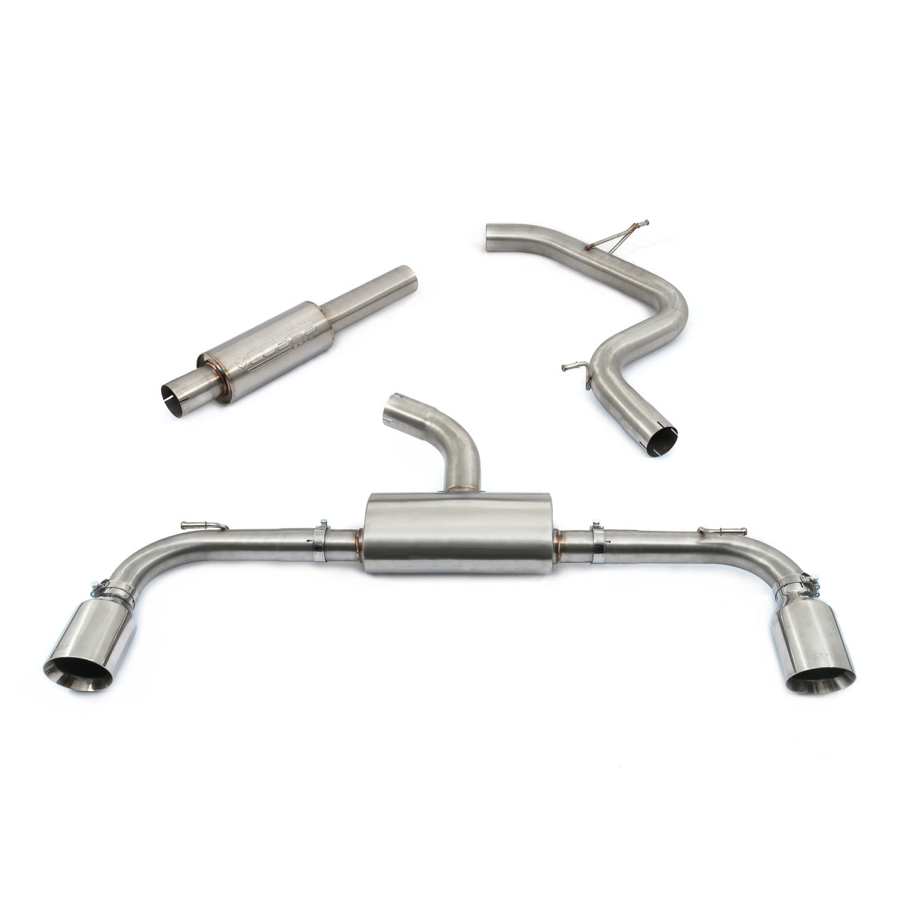 Cobra Sport - VW Golf GTI (Mk8) 2.0 TSI (20>) GPF Back Performance Exhaust - Nineteen72 Performance