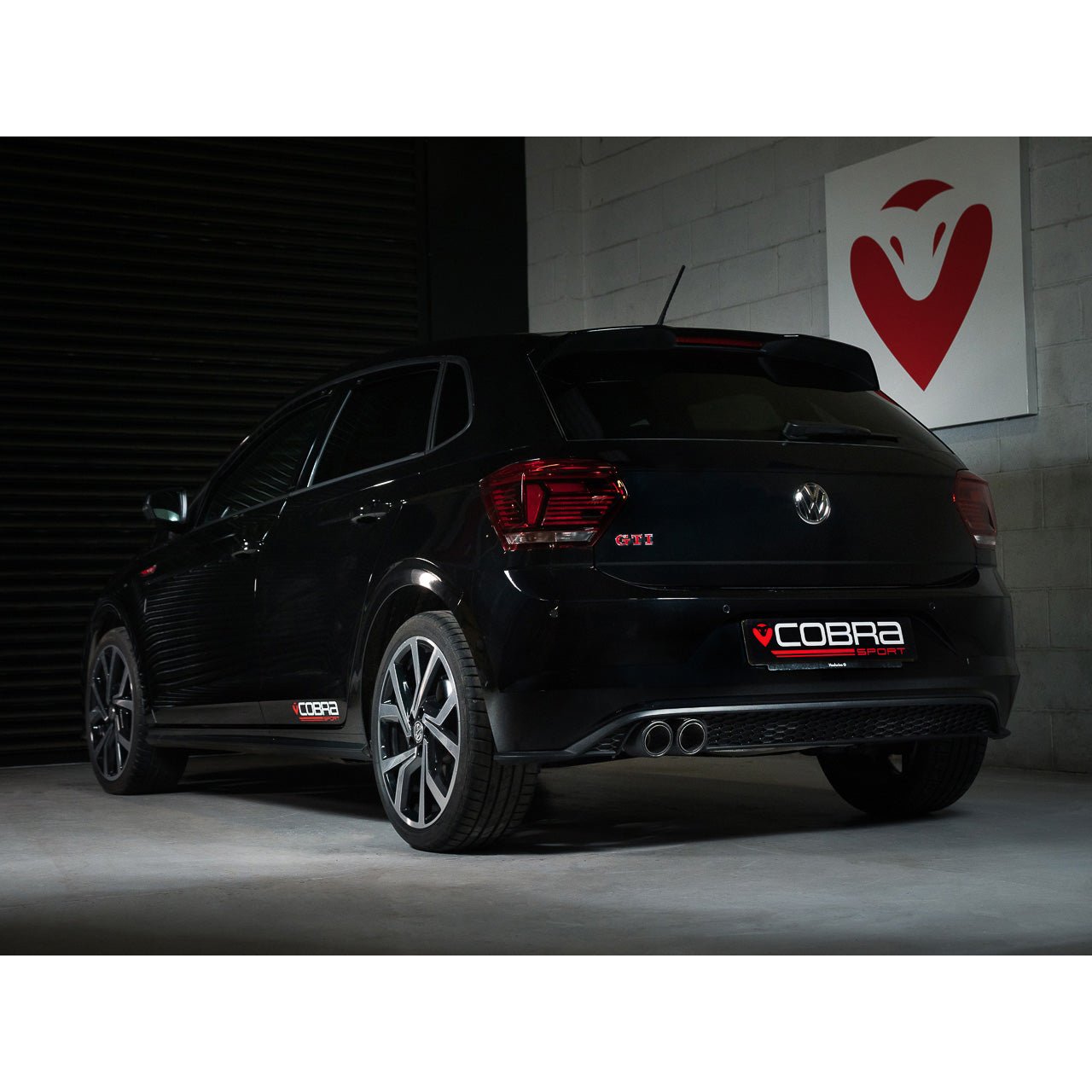 Cobra Sport - VW Polo GTI (AW) Mk6 2.0 TSI (17>) Rear Box Delete Race GPF Back Performance Exhaust - Nineteen72 Performance