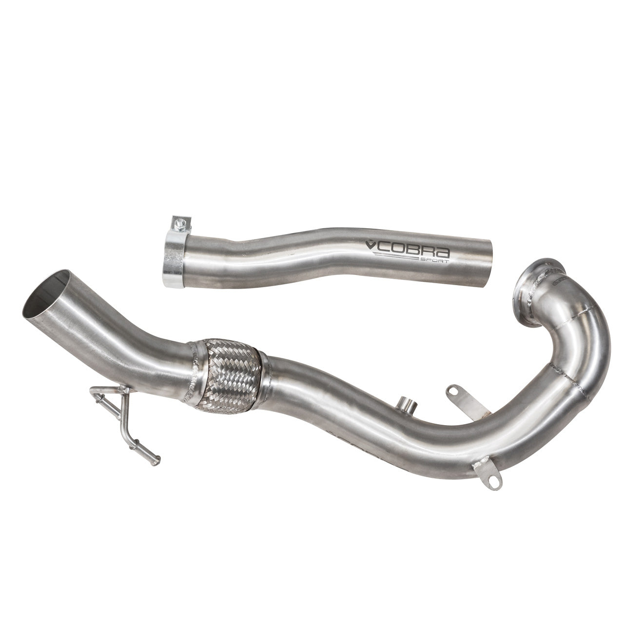 Cobra Sport - VW Polo GTI (6C) 1.8 TSI (15-17) Sports Cat / De-Cat Front Downpipe Performance Exhaust - Nineteen72 Performance