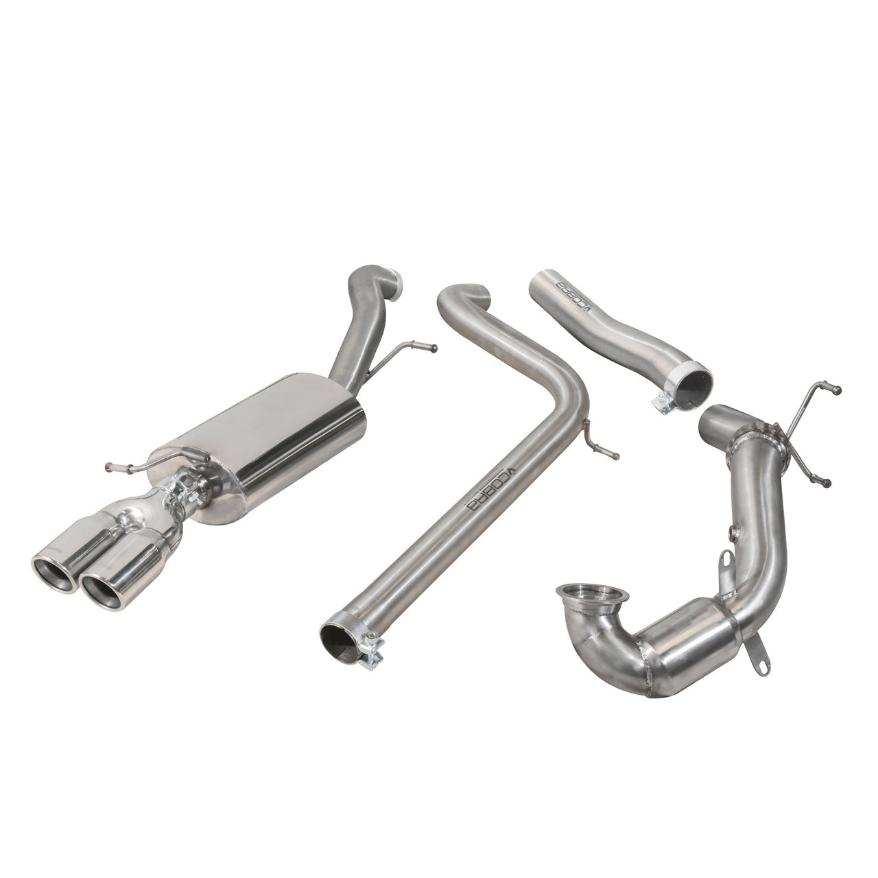 Cobra Sport - VW Polo GTI (6C) 1.8 TSI (15-17) Turbo Back Performance Exhaust - Nineteen72 Performance