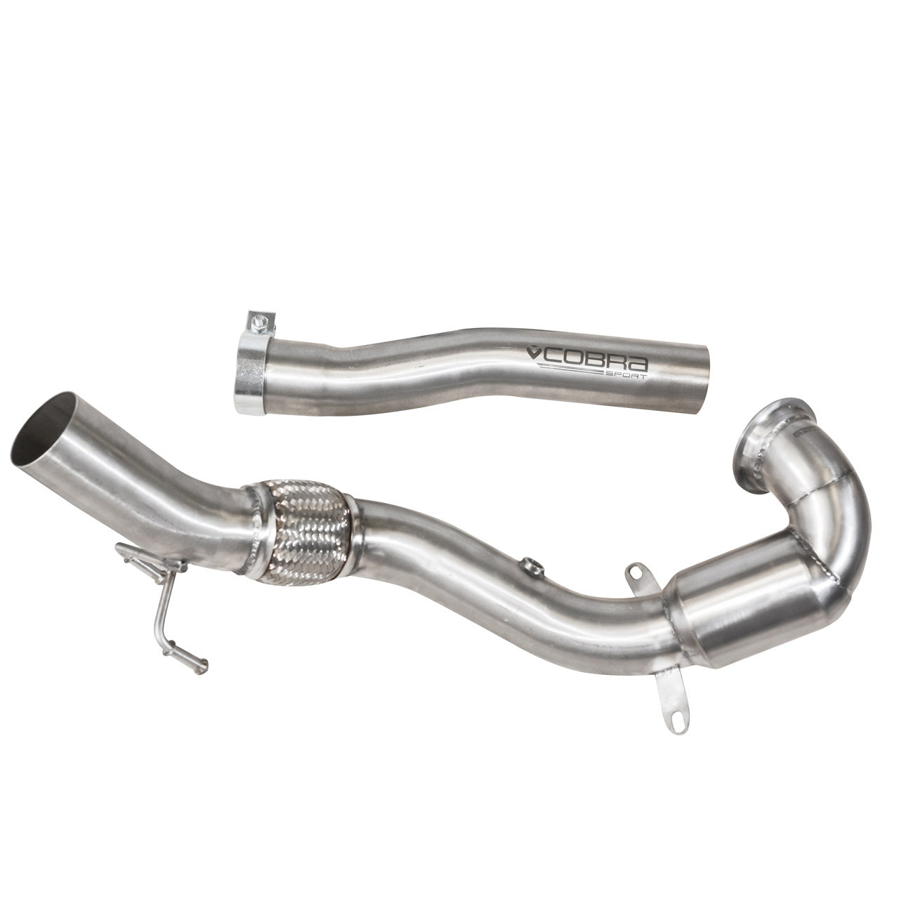 Cobra Sport - VW Polo GTI (6C) 1.8 TSI (15-17) Sports Cat / De-Cat Front Downpipe Performance Exhaust - Nineteen72 Performance