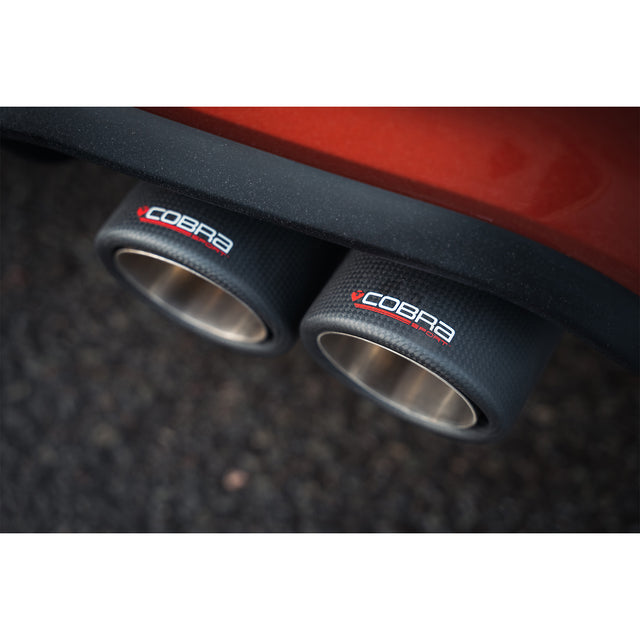 Cobra Sport - Pair of 4" Twin Inward Rolled Carbon Fibre Tips - Nineteen72 Performance