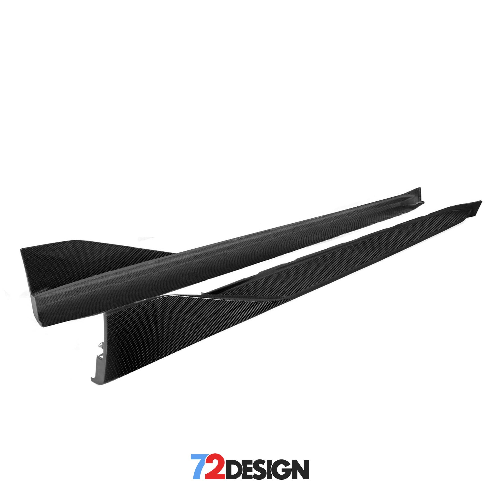 72Design BMW M3 (G80) Gloss Carbon Fibre (Pre-Preg) Performance Style Side Skirt - Nineteen72 Performance