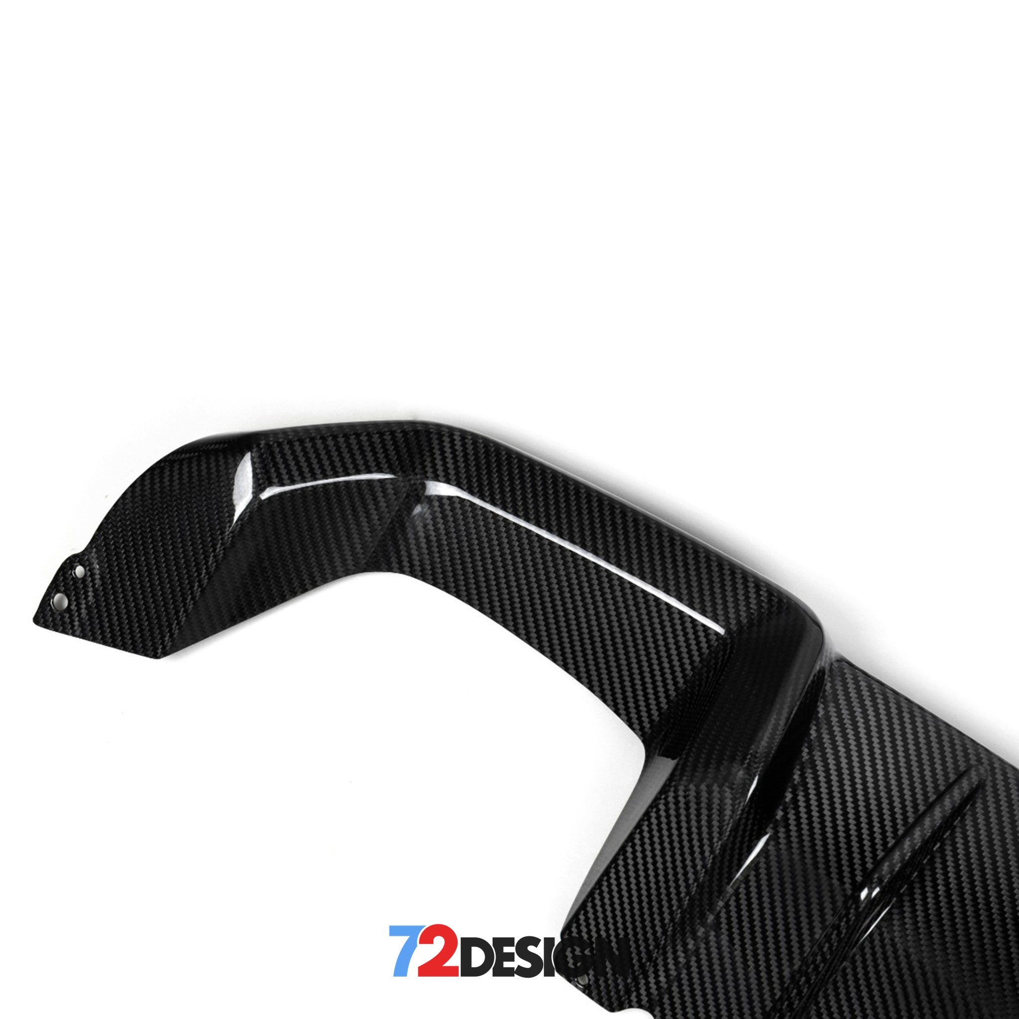 72Design BMW M2/M2C (F87/F87C) Gloss Carbon Fibre (Pre-Preg) Performance Style Rear Diffuser - Nineteen72 Performance