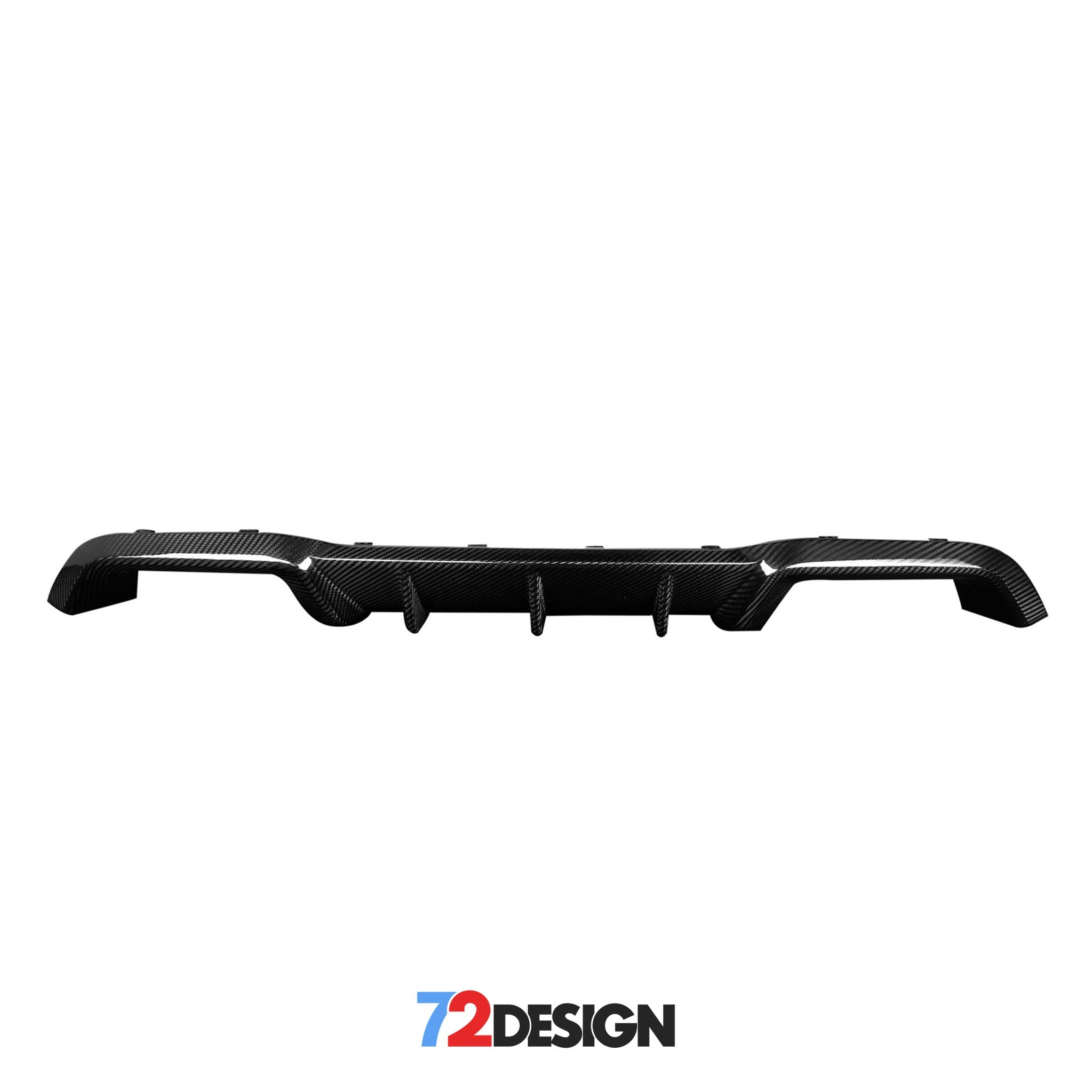 72Design BMW M2/M2C (F87/F87C) Gloss Carbon Fibre (Pre-Preg) Performance Style Rear Diffuser - Nineteen72 Performance