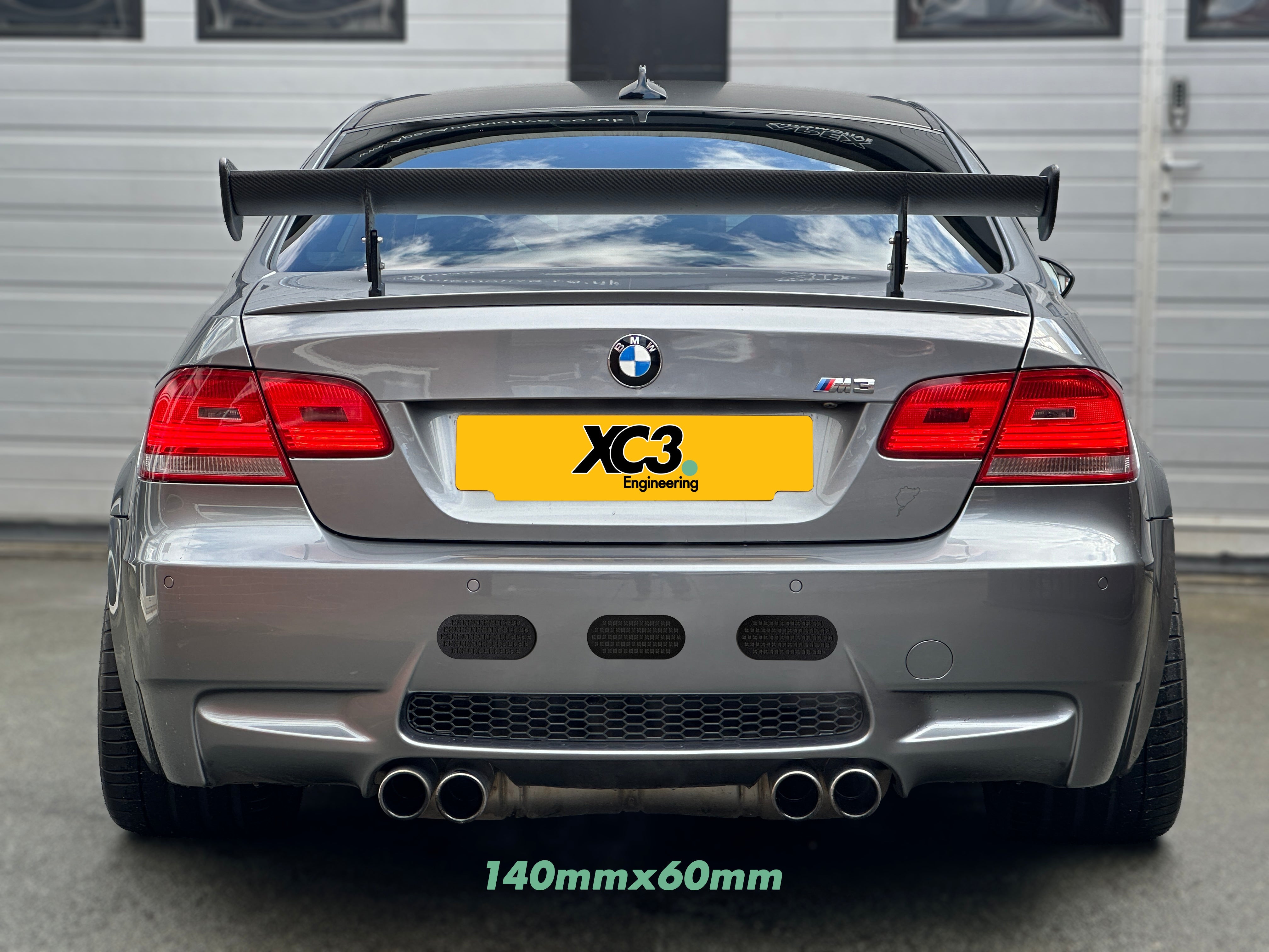 XC3 Engineering rear bumper speed holes for BMW M2, M3, M4, E46, E9X, F8X, G8X models with aero and body kit features