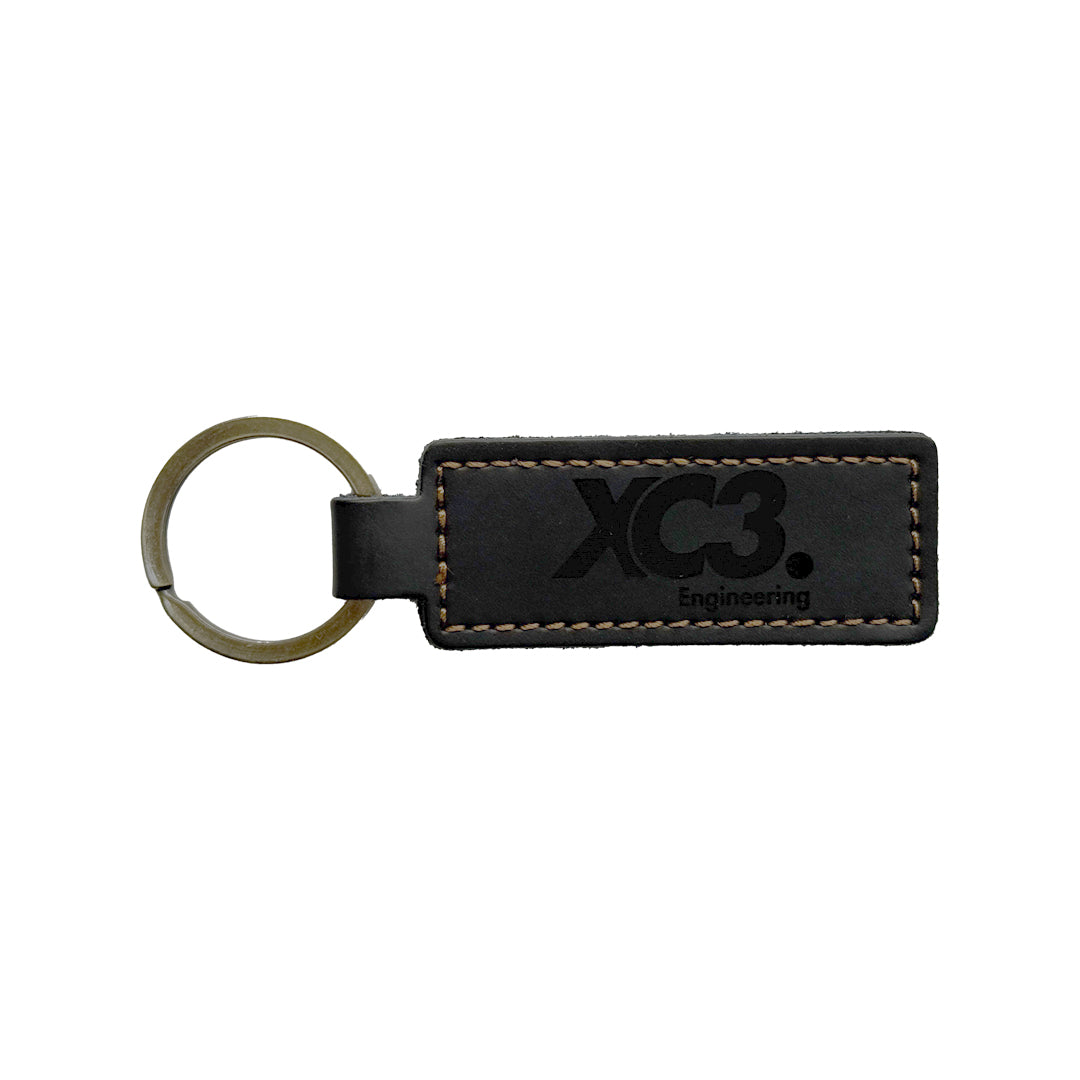 Leather Keyring by XC3 Engineering — Premium Key Ring Accessory, Durable & Stylish