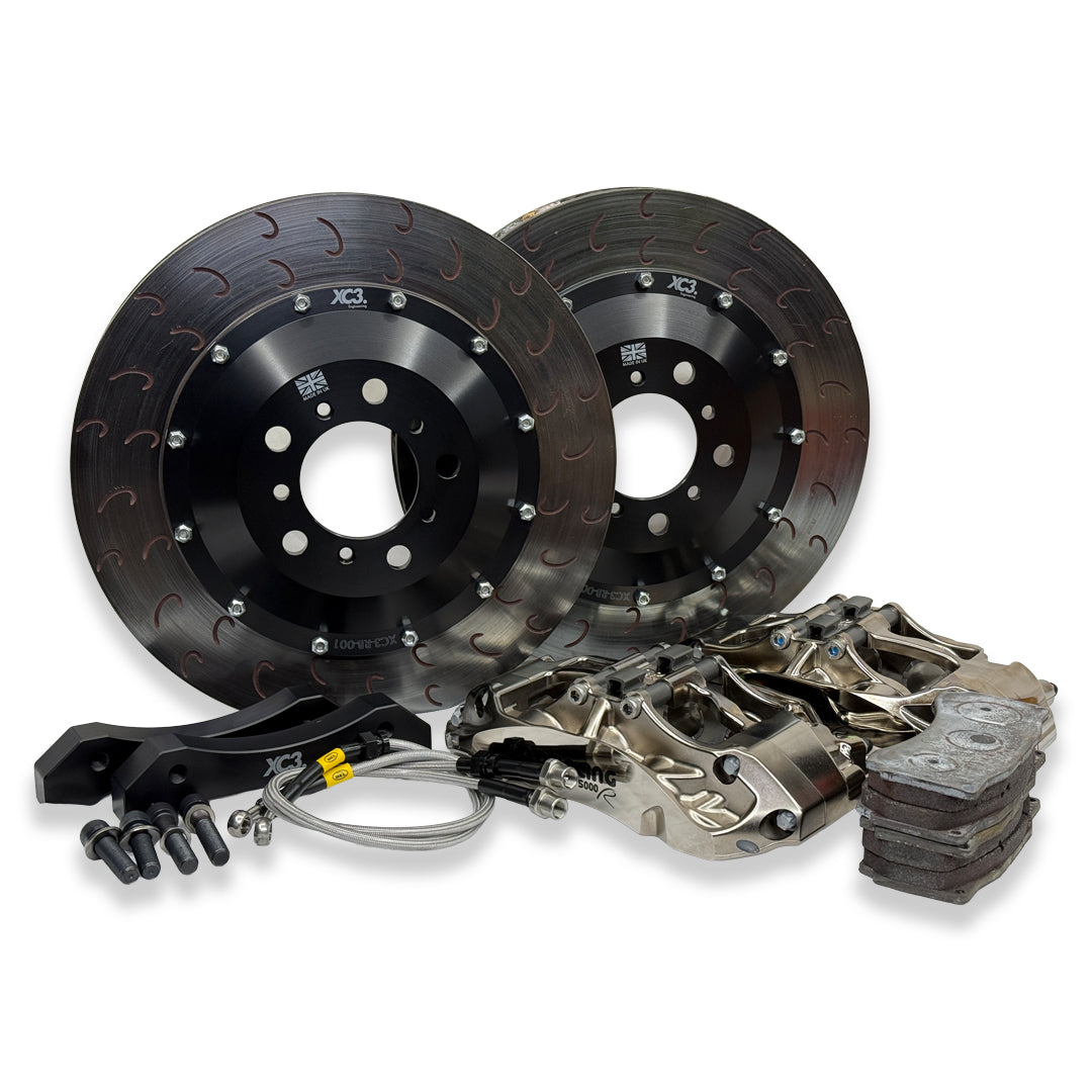 Audi S3 8P / 8V – BTCC Big Brake Kit – Nickel Plated AP Racing CP9660 18mm Pad Complete Upgrade | XC3 Engineering