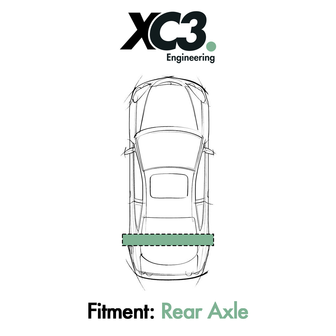 BMW M2 M3 M4 F8X Rear Caliper Bracket for AP Racing 380mm brake upgrade by XC3 Engineering