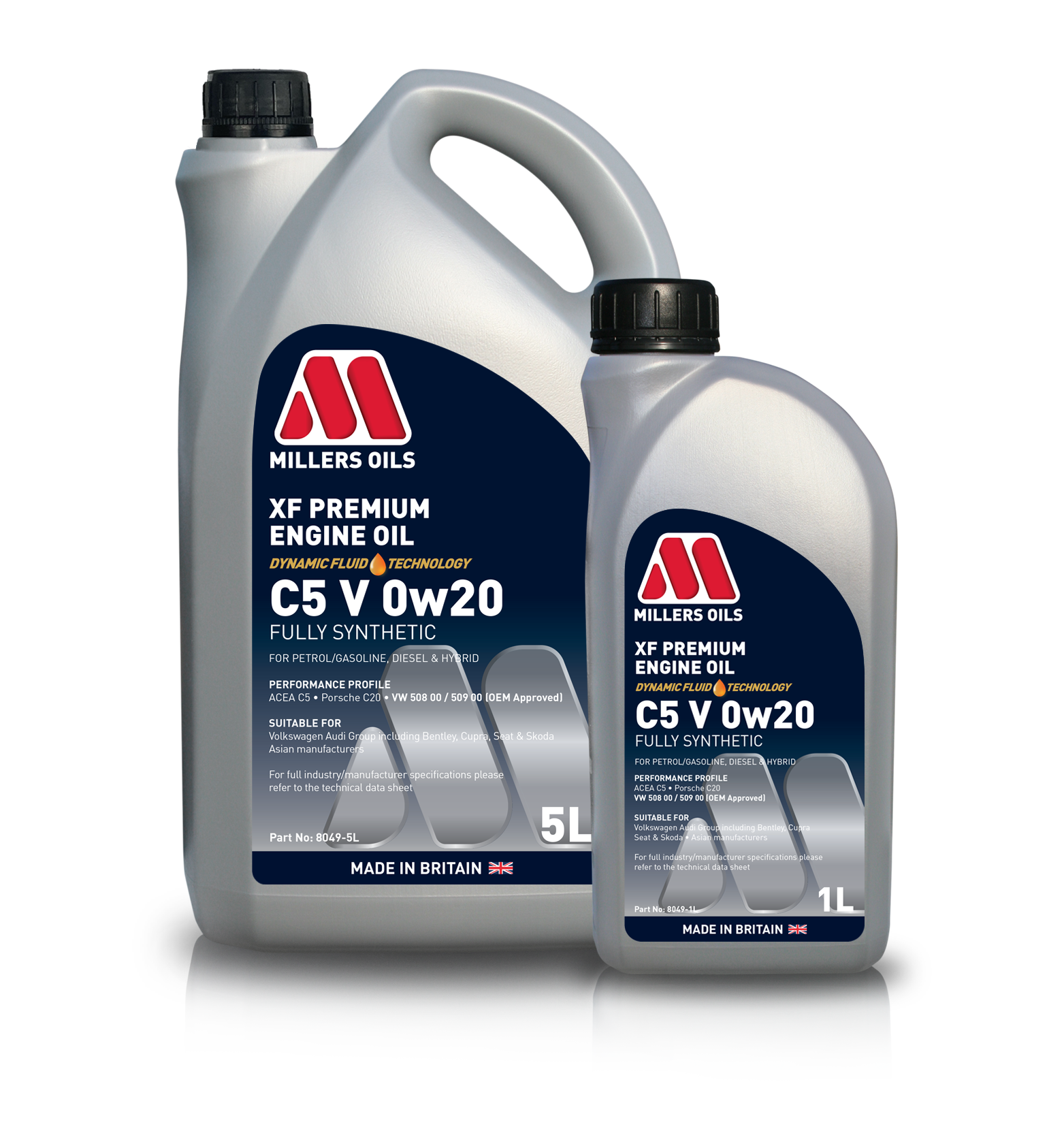 Millers XF Premium C5 VW 0w20 Engine Oil product image
