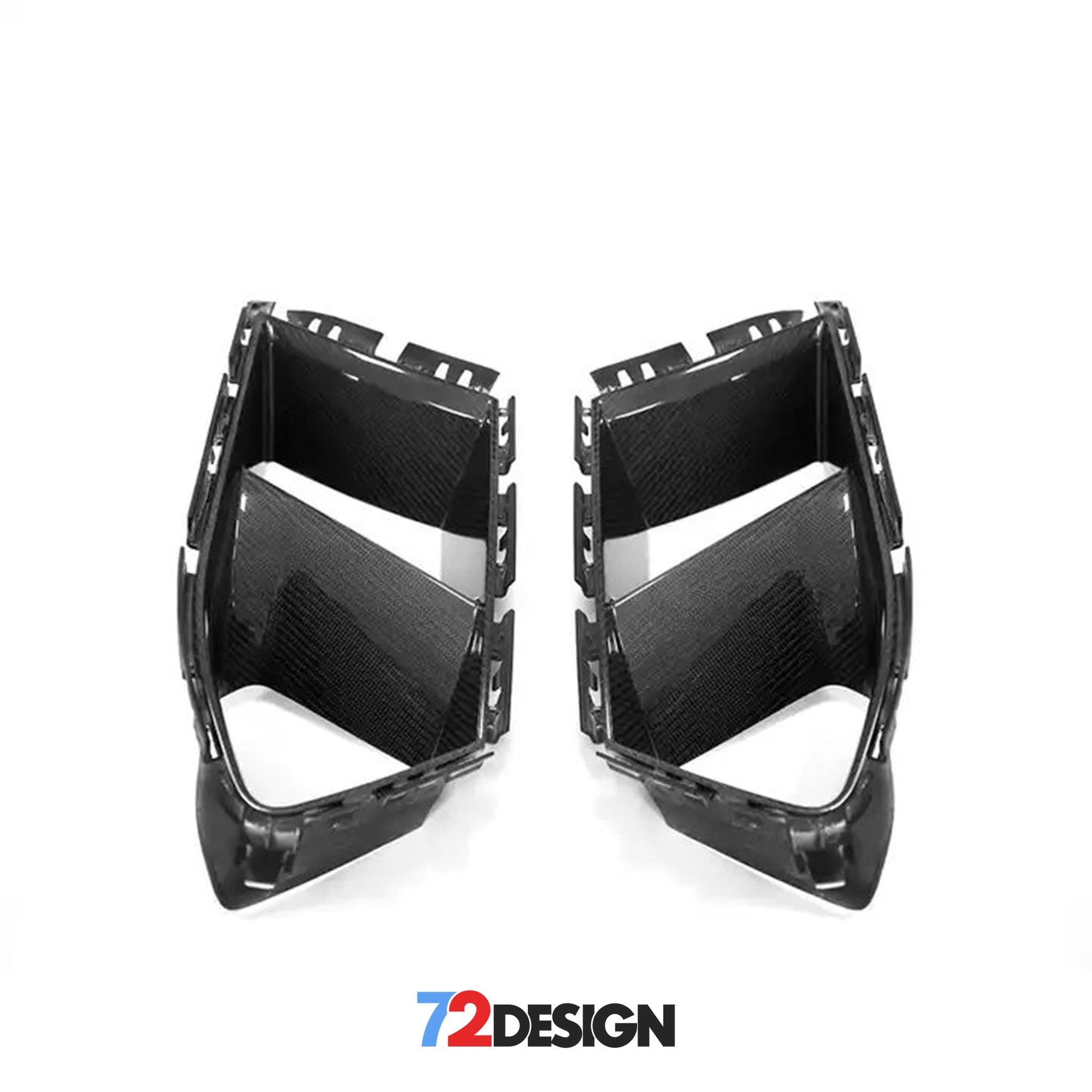 72Design BMW M3/M4 (G80/G82) Gloss Carbon Fibre (Pre-Preg) Performance Style Front Air Duct - Nineteen72 Performance