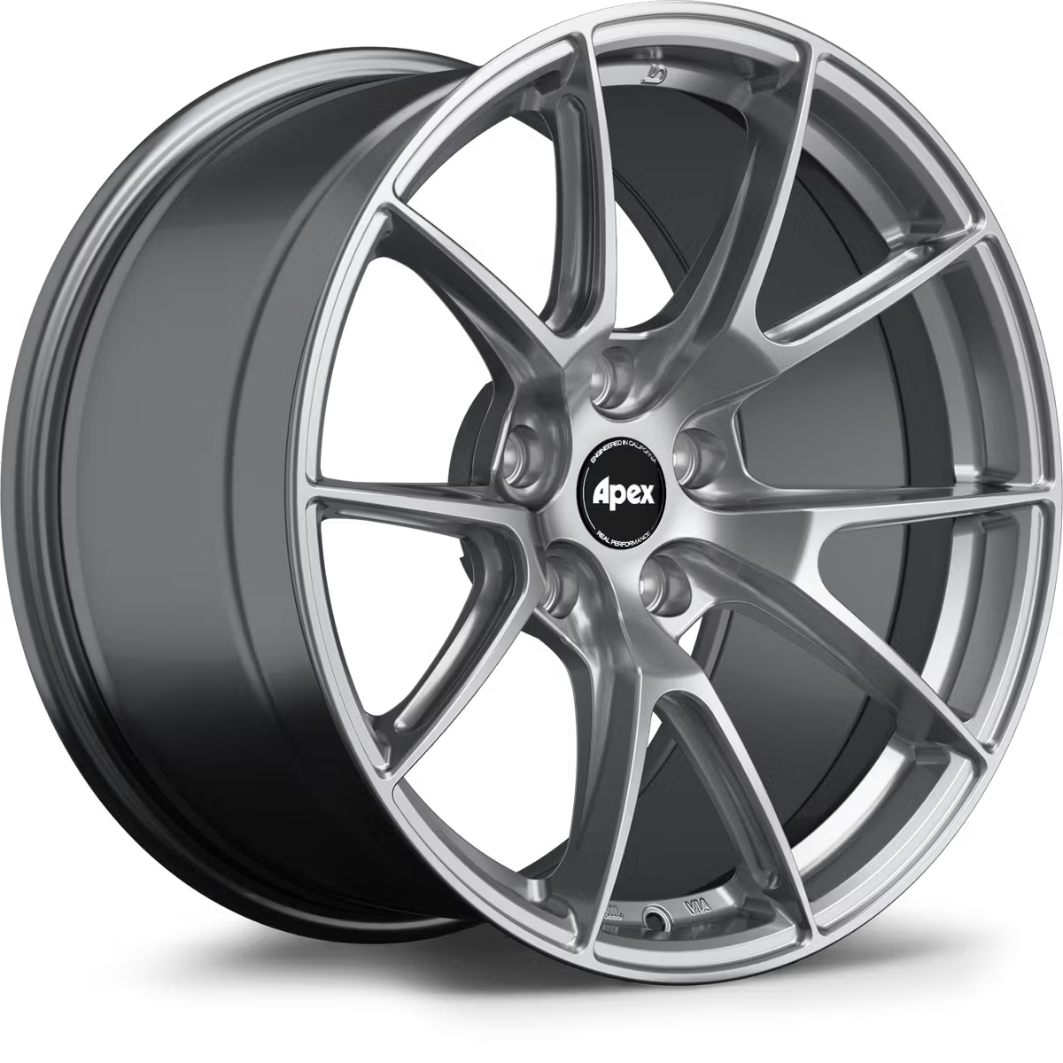 Apex VS-5 Flow Formed Alloy Wheels showing a close-up of the sleek, multi-spoke design in a matte finish.