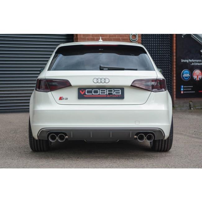 Cobra Sport - Audi S3 (8V) 5 Door Sportback (Non-Valved) (13-18) Cat Back Performance Exhaust - Nineteen72 Performance