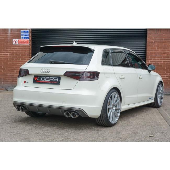 Cobra Sport - Audi S3 (8V) 5 Door Sportback (Non-Valved) (13-18) Turbo Back Performance Exhaust - Nineteen72 Performance