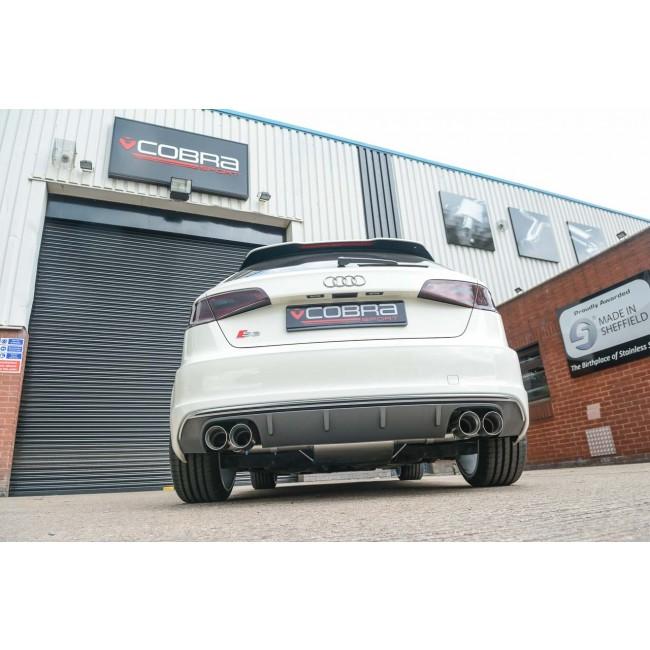 Cobra Sport - Audi S3 (8V) 5 Door Sportback (Non-Valved) (13-18) Turbo Back Performance Exhaust - Nineteen72 Performance