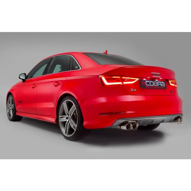 Cobra Sport - Audi S3 (8V) Saloon (Non-Valved) (13-18) Cat Back Performance Exhaust - Nineteen72 Performance