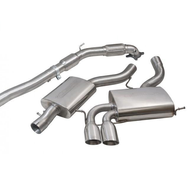 Cobra Sport - Audi S3 (8P) Quattro (5 Door) Sportback Turbo Back Performance Exhaust - Nineteen72 Performance