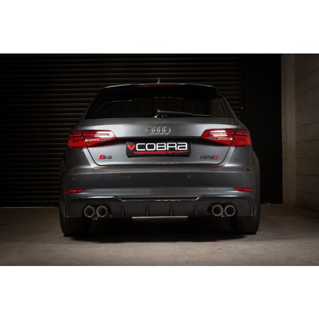 Cobra Sport - Audi S3 (8V) 5 Door Sportback (Valved) (13-18) Cat Back Performance Exhaust - Nineteen72 Performance