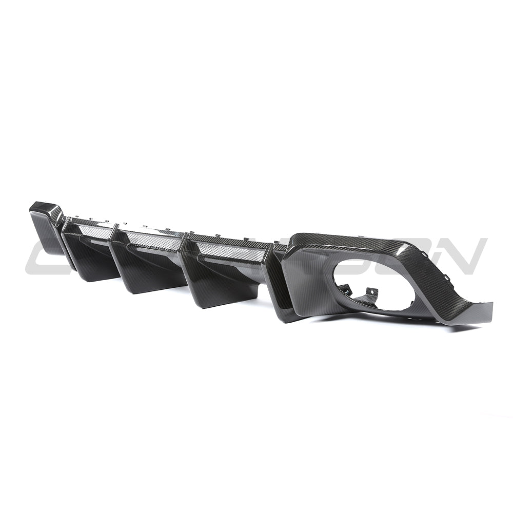 Full carbon fibre kit for Audi R8 V10 Gen 2.5 by CT Carbon, featuring sleek, lightweight aerodynamic components.