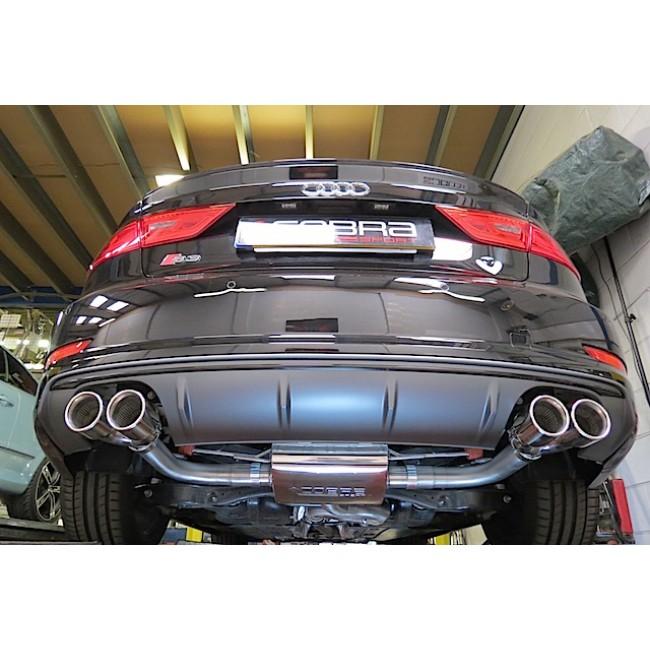 Cobra Sport - Audi S3 (8V) Saloon (Non-Valved) (13-18) Cat Back Performance Exhaust - Nineteen72 Performance